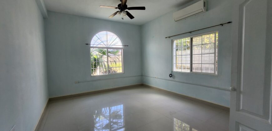 Belmopan- Unfurnished Three Bedroom Ground Floor Apartment