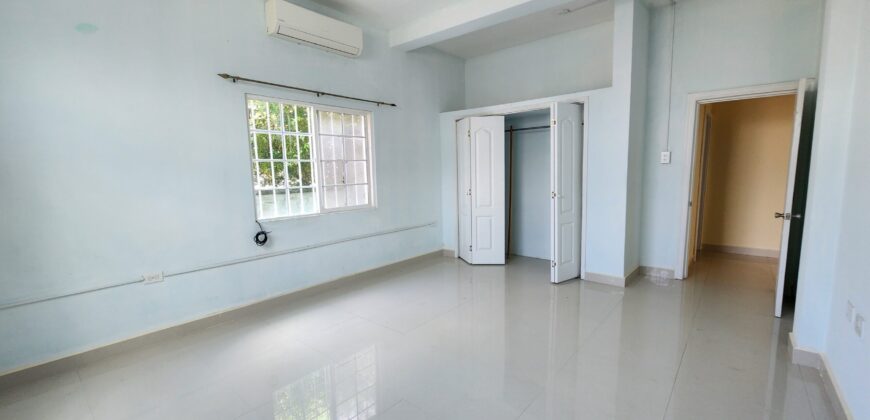 Belmopan- Unfurnished Three Bedroom Ground Floor Apartment