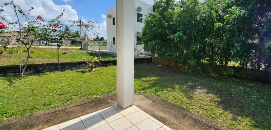 Belmopan- Unfurnished Three Bedroom Ground Floor Apartment